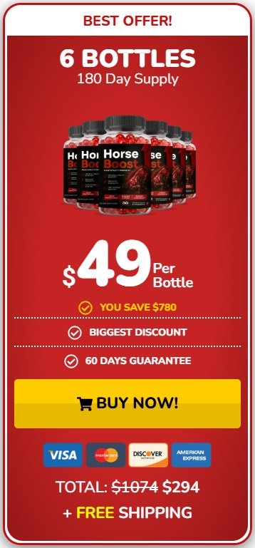 6-bottle option HorseBoost bundle