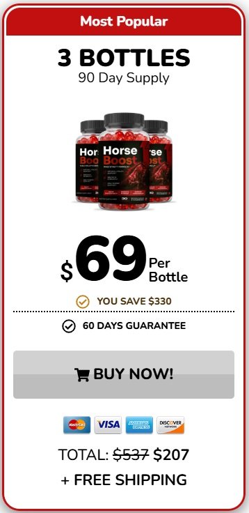 3-bottle option HorseBoost bundle